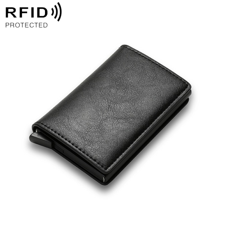 PopUp-lompakko RFID-suojauksella Musta