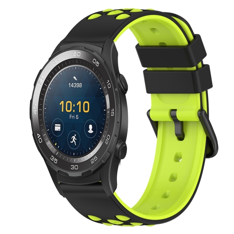 Huawei Watch 2 -älykellon vaihtoranneke, musta/harmaa