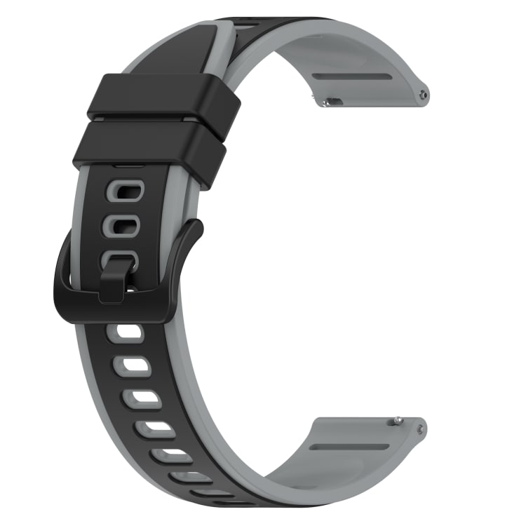 Vaihtoranneke Samsung Galaxy Watch5 44mm -älykelloon, musta/harmaa