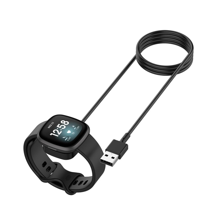 Fitbit Versa 4:n latauskaapeli – 30 cm / Magneettinen kellolaturi / Varalatauskaapeli