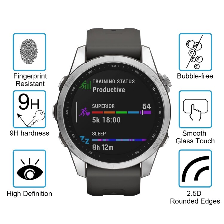 Panssarilasi Garmin Fenix 7S