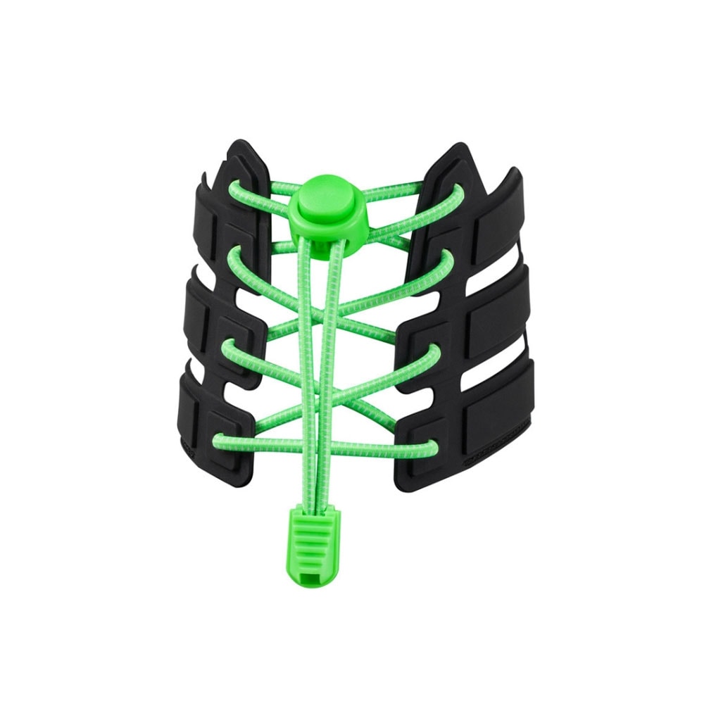 Kengännauhat pikalukolla 110cm Fluoresoiva vihreä