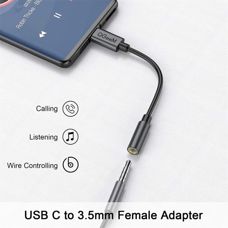 AUX - USB-C adapteri