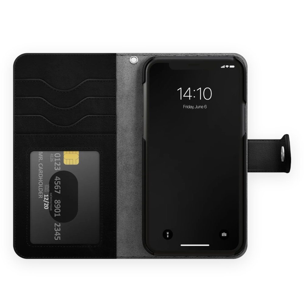 IDEAL OF SWEDEN Lompakkokuoret Magnet Wallet+ Black iPhone 13/14