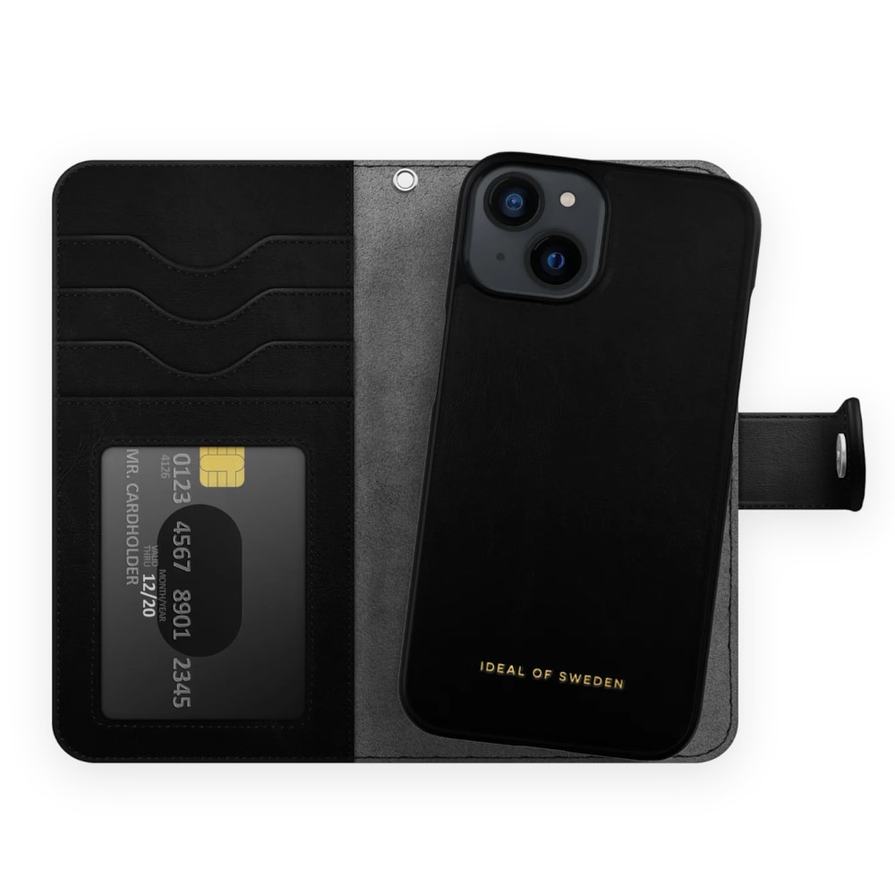 IDEAL OF SWEDEN Lompakkokuoret Magnet Wallet+ Black iPhone 14 Plus