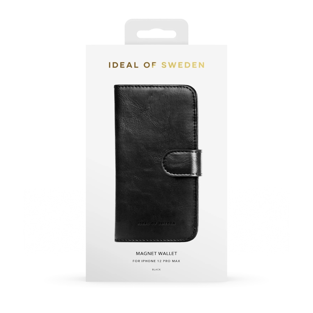 IDEAL OF SWEDEN Lompakkokuoret Magnet Wallet+ Black iPhone 12 Pro Max