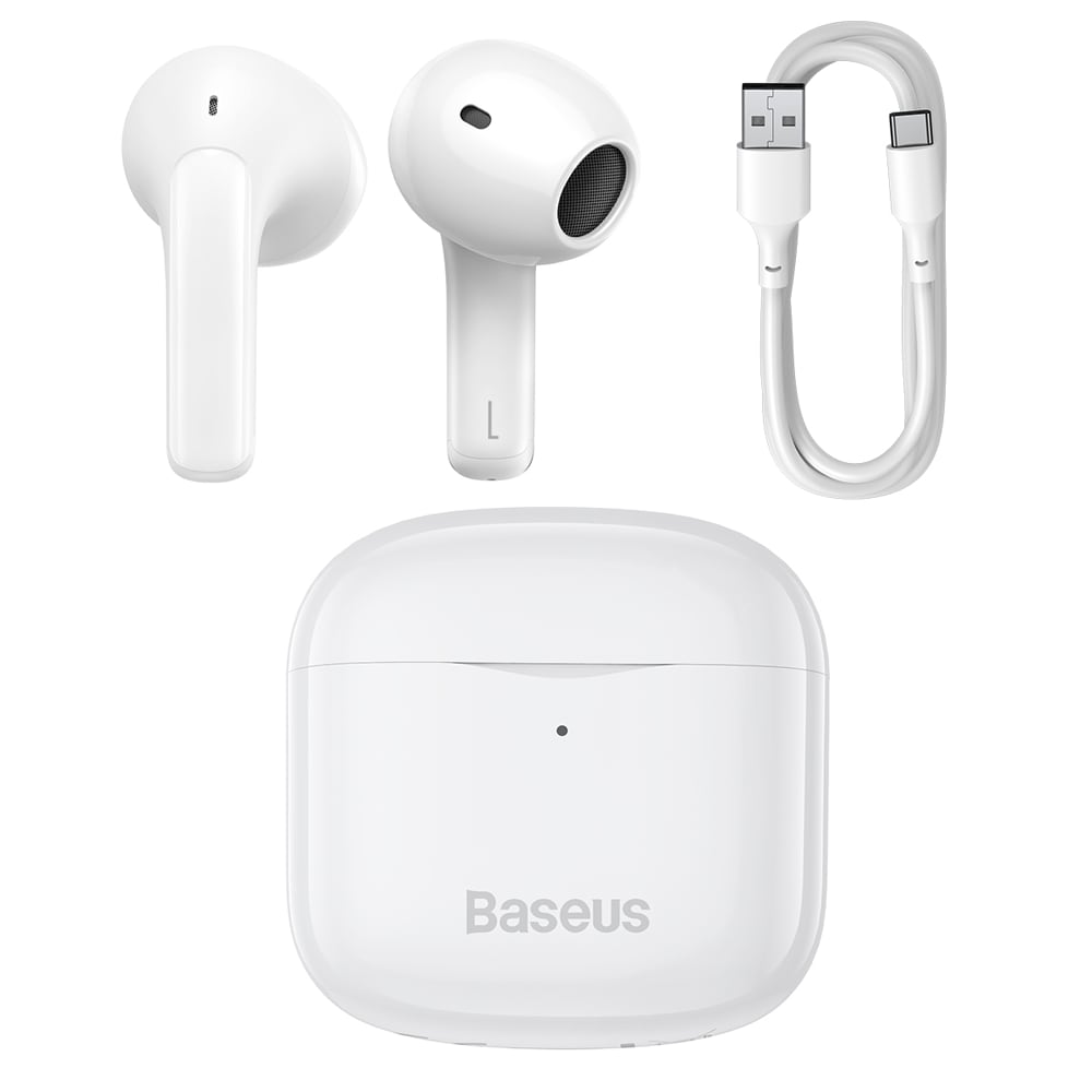 Baseus Bowie E3 true wireless kuulokkeet - valkoinen