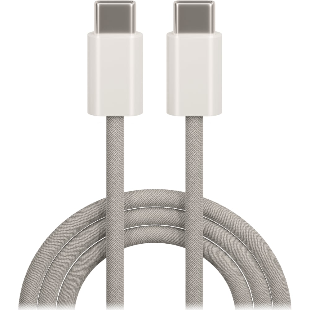 Maxlife USB-C - USB-C 1,0 m 20W - grå nylon