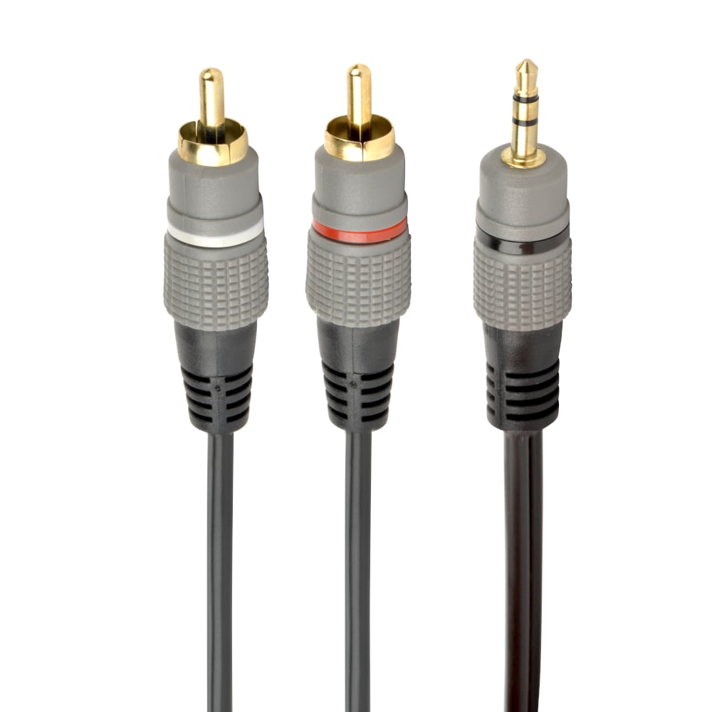Cablexpert Audiokaapeli 3,5 mm uros ja 2x RCA uros - 10m