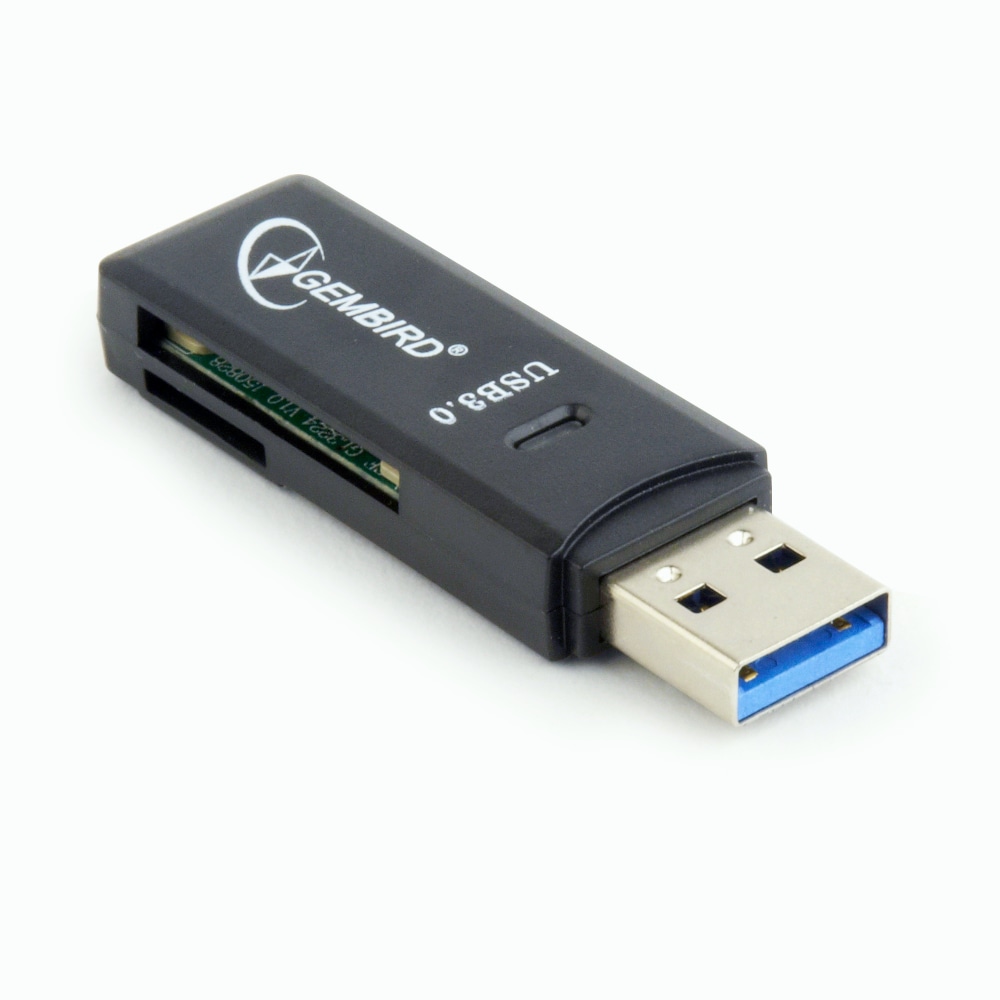 Gembird Muistikortinlukija SD+MicroSD - USB 3.0