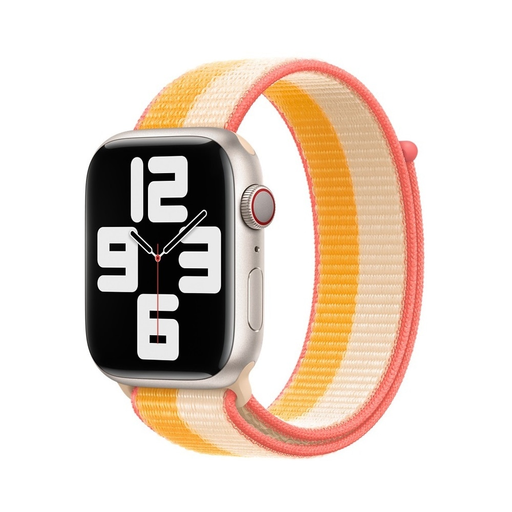 Apple Watch Sport Loop 45mm – Maize/Valkoinen