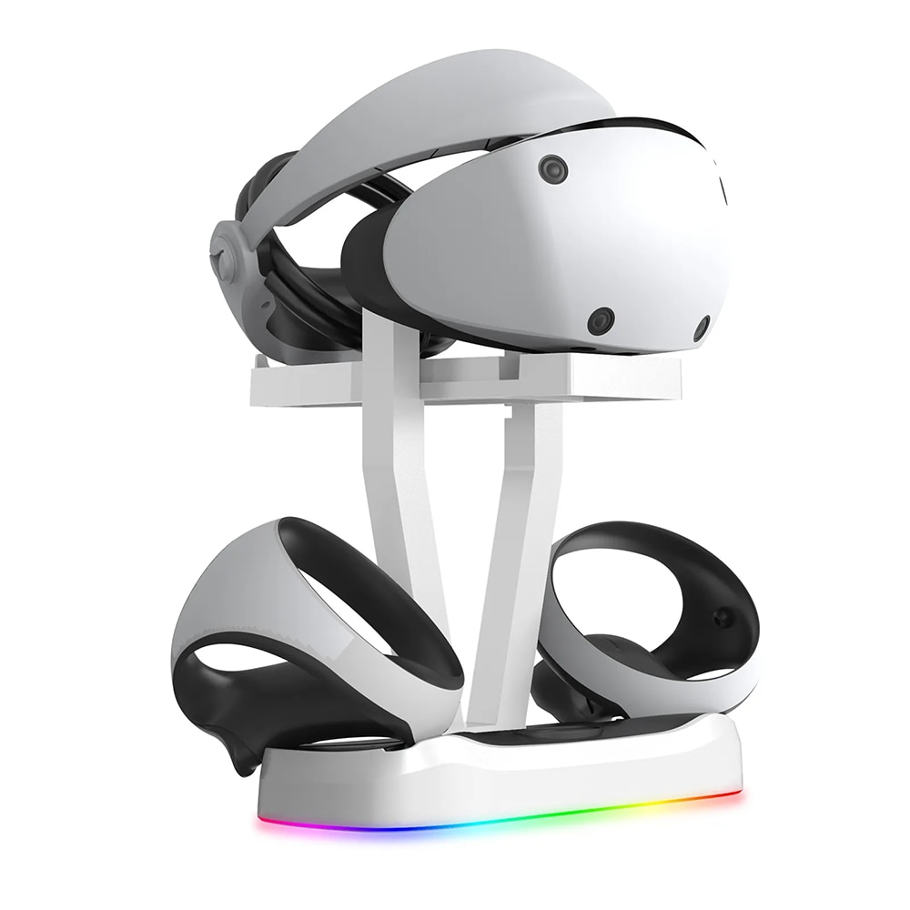 Latausasema VR-lisätarvikkeille Playstation 5:lle RGB-valolla