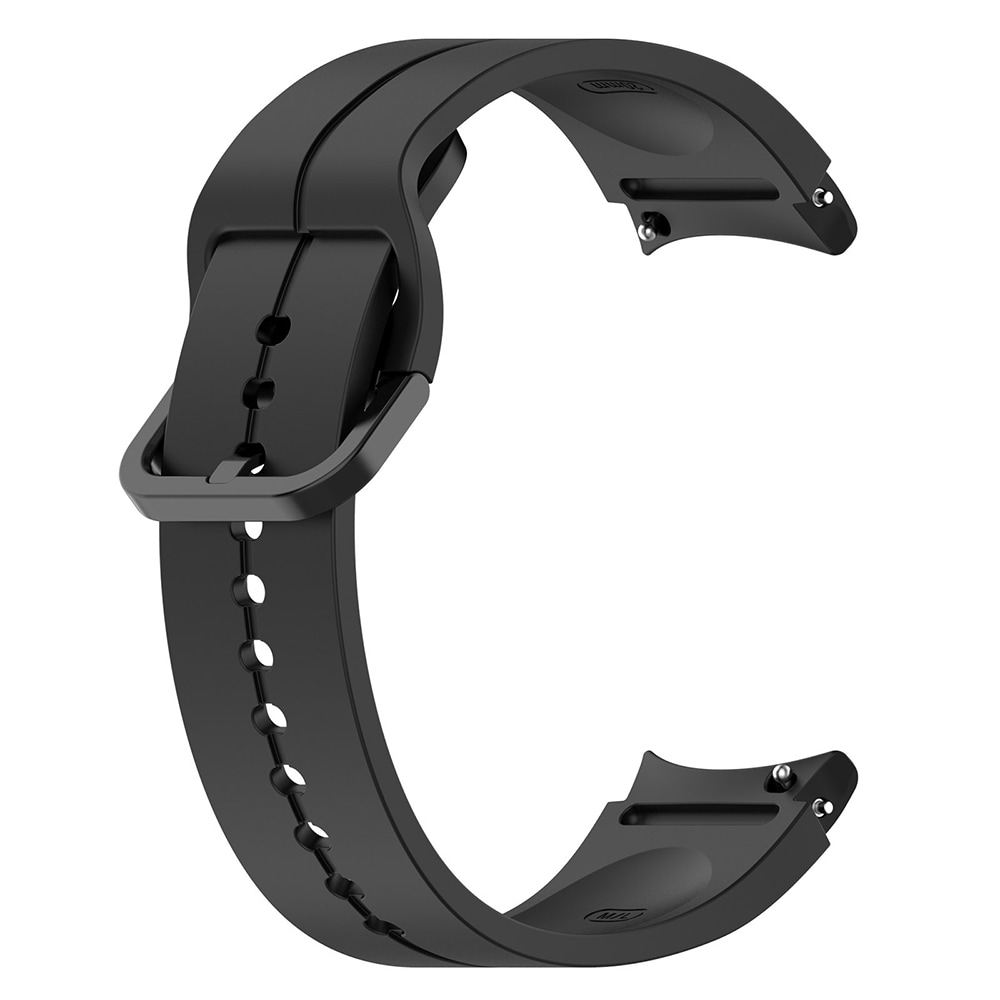 Silikoniranneke Samsung Watch 5/5 Pro/4:lle - musta