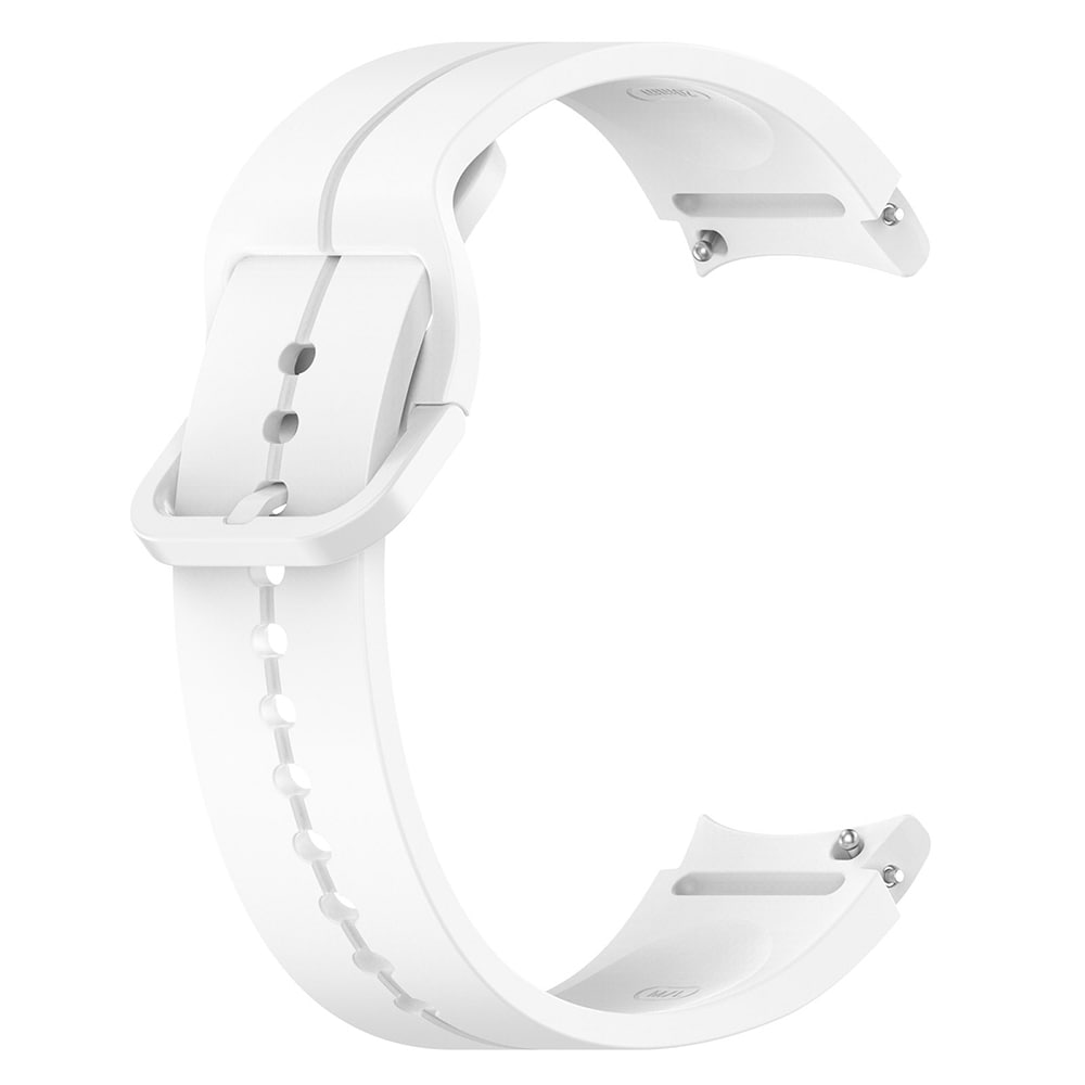 Silikoniranneke Samsung Watch 5/5 Pro/4:lle - Valkoinen