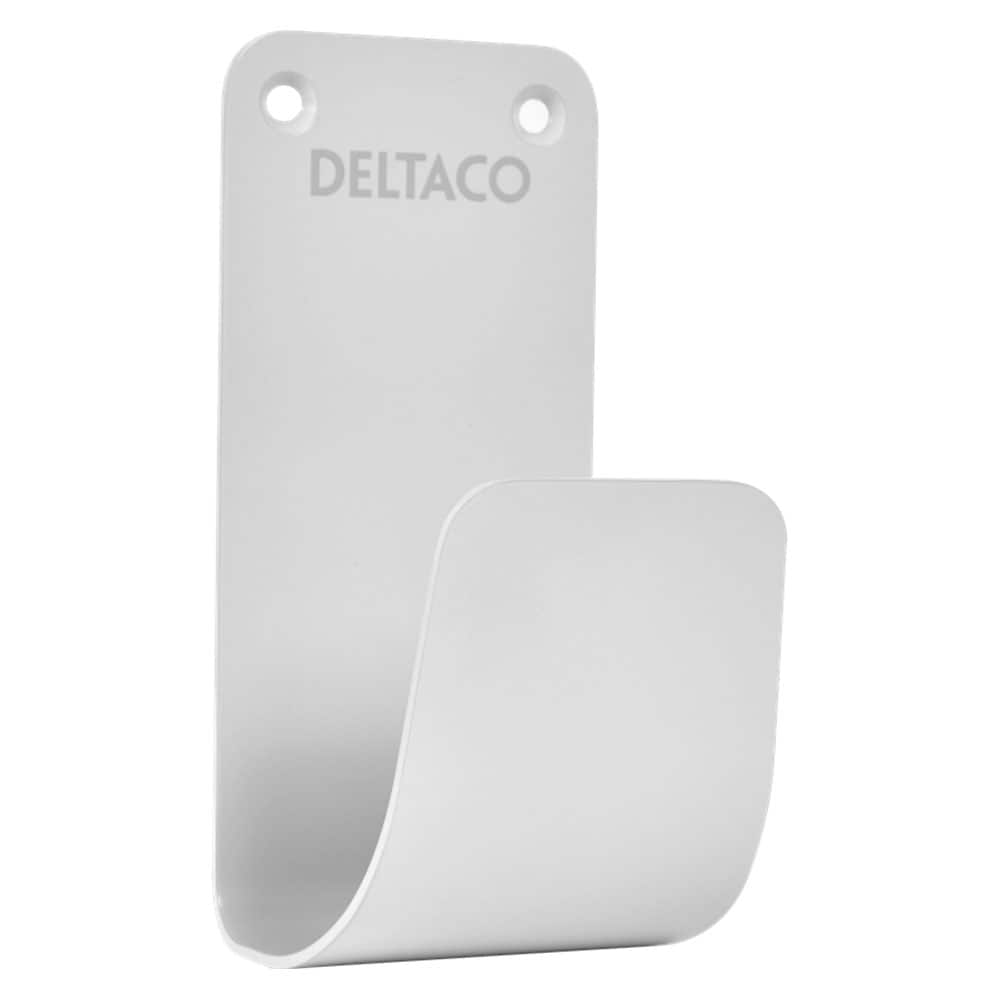 Deltaco E-Charge-kaapelipidike - valkoinen