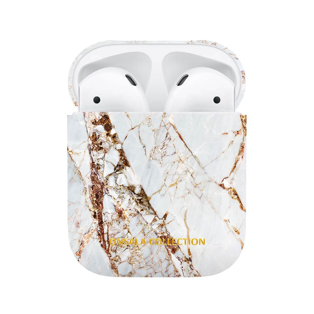 Onsala Collection Airpod -kotelo White Rhino Marble