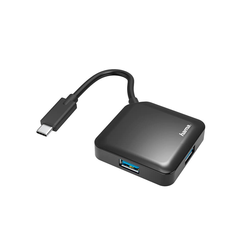 Hama Hubi USB-C, 4 porttia, 5 Gbit/s