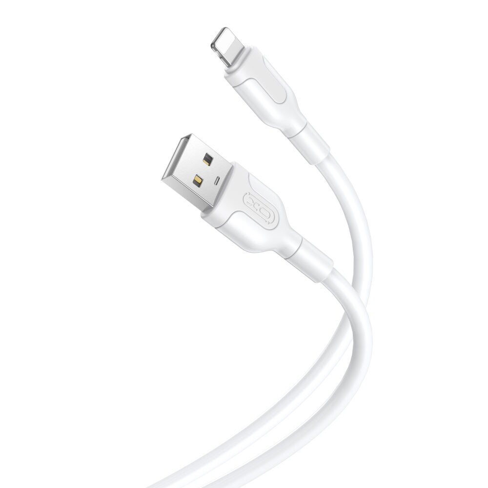 XO NB212 USB - Lightning-kaapeli, 1m, valkoinen