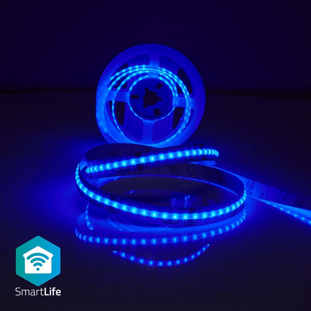 Nedis SmartLife LED-nauha - Wi-Fi, 2m, RGB/lämmin valkoinen/viileä valkoinen