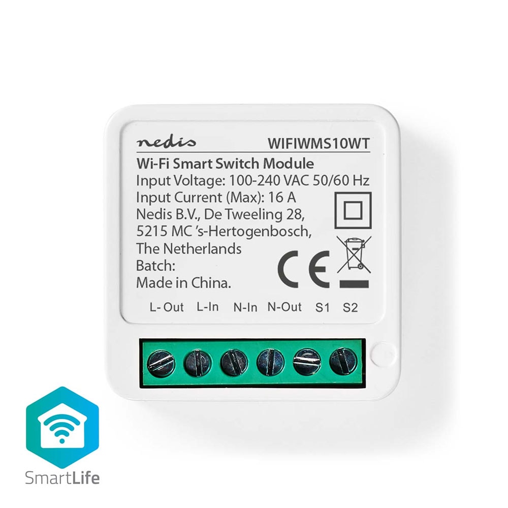 Nedis SmartLife Virtakytkin Wifi 3680W