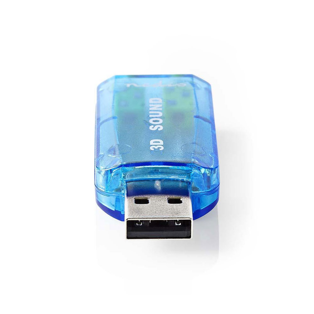 Nedis USB-äänikortti 5.1 3,5 mm:n liittimellä varustettuna