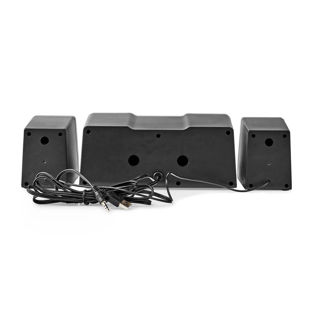 Nedis Tietokonekaiutin, jossa on RGB LED-valotehoste - 48W