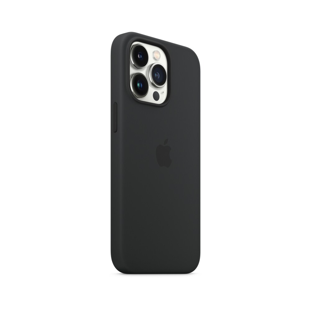 Applen silikonikotelo MagSafella iPhone 13 Pro Maxille - Midnight Black