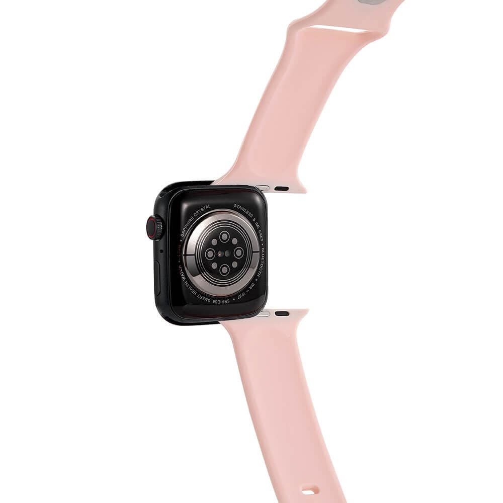 GEAR Kellon ranneke Silikoni VAALEANPUNAINEN Apple Watch 38-40mm