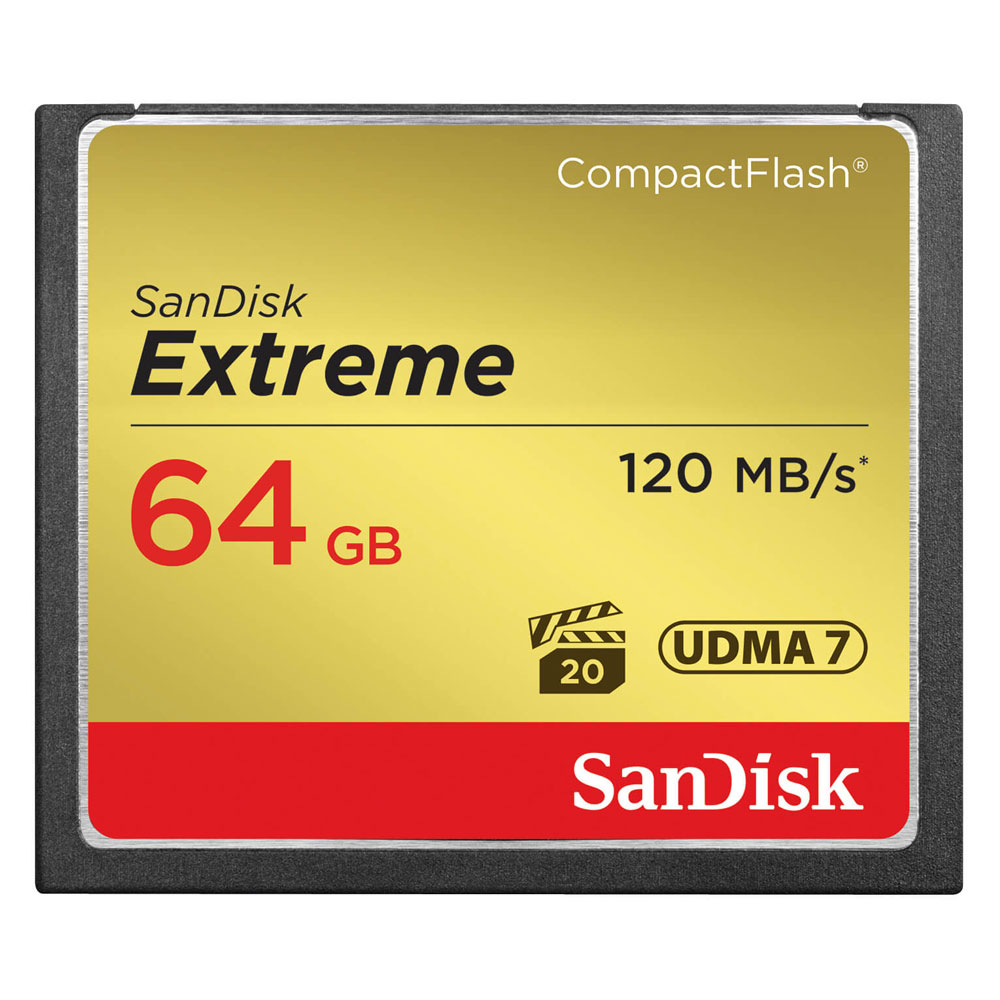 SanDisk Muistikortti CF Extreme 64GB 120MB/s UDMA7