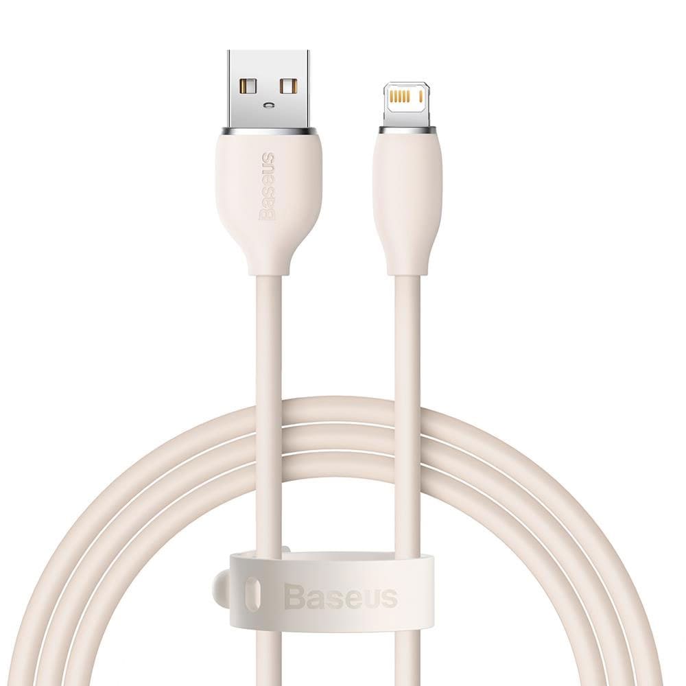 Baseus USB - Lightning 1,2 m 2,4A - vaaleanpunainen
