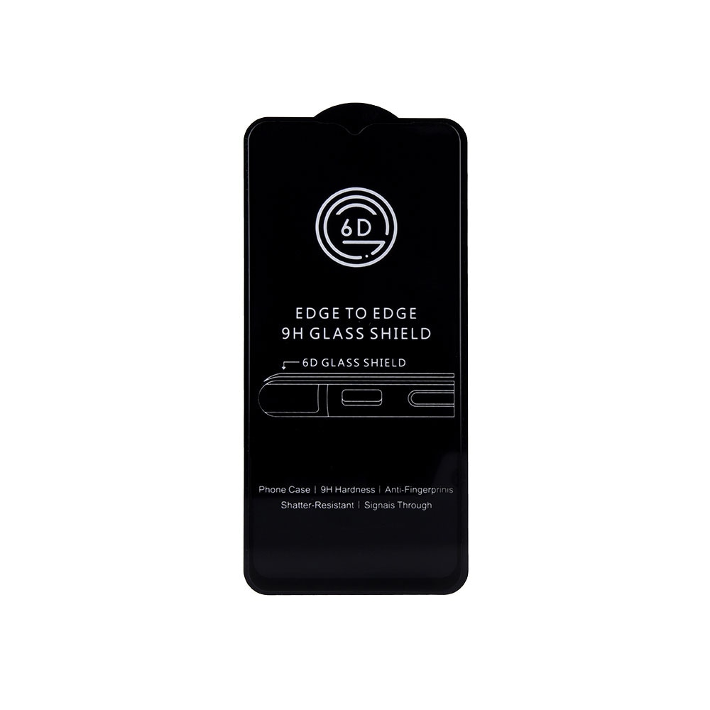 6D karkaistu näytön suojakalvo Samsung Galaxy A54 5G - musta kehys