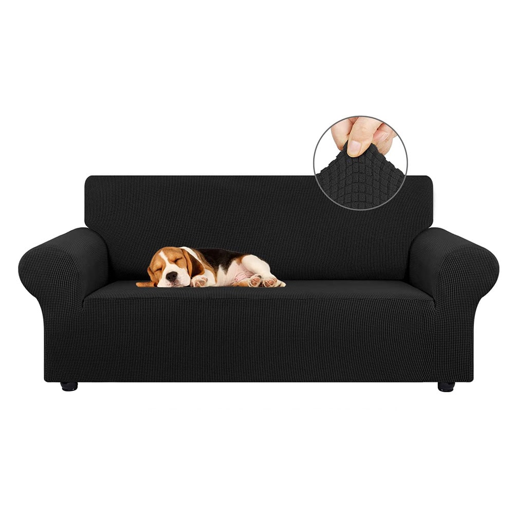 Joustava sohvanpäällinen 140-180cm - Musta