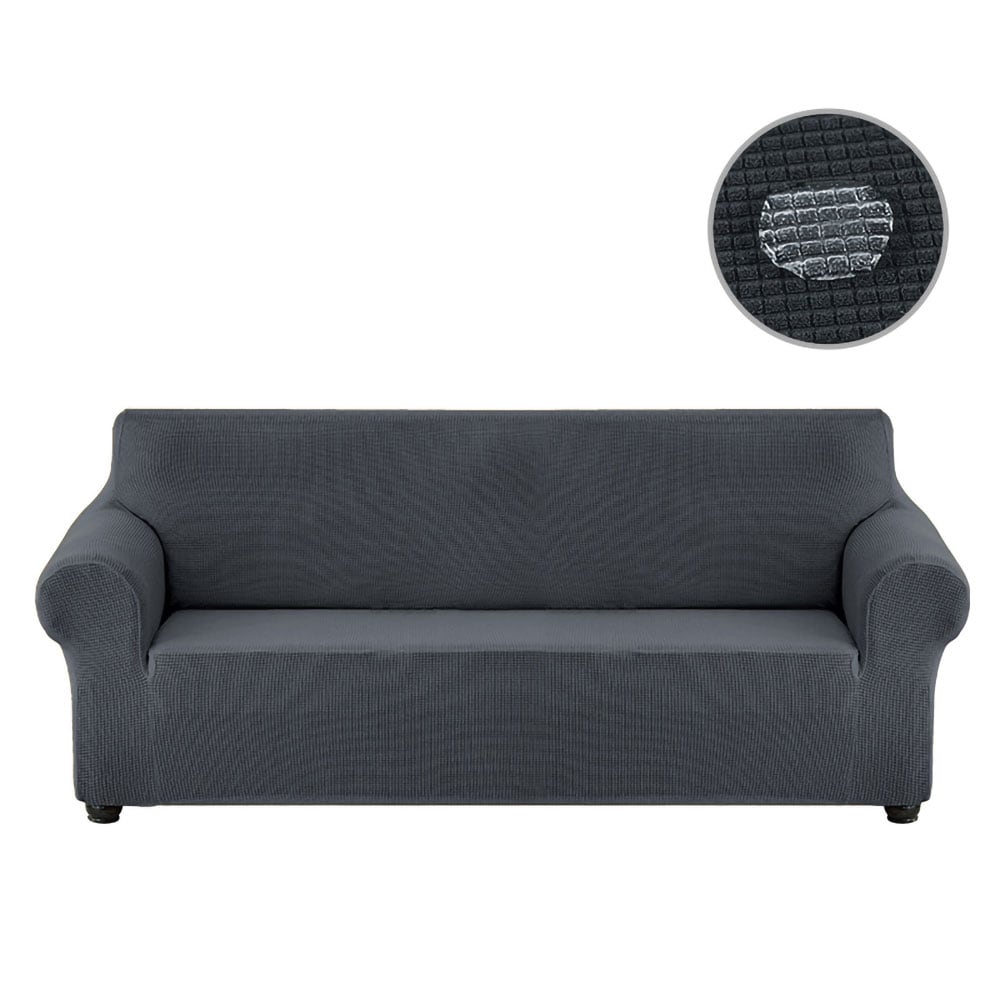 Joustava sohvanpäällinen 140-180cm - Tummanharmaa