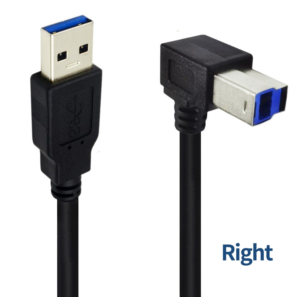 USB-kaapeli: USB-A 3.0 - USB B 3.0, 50 cm