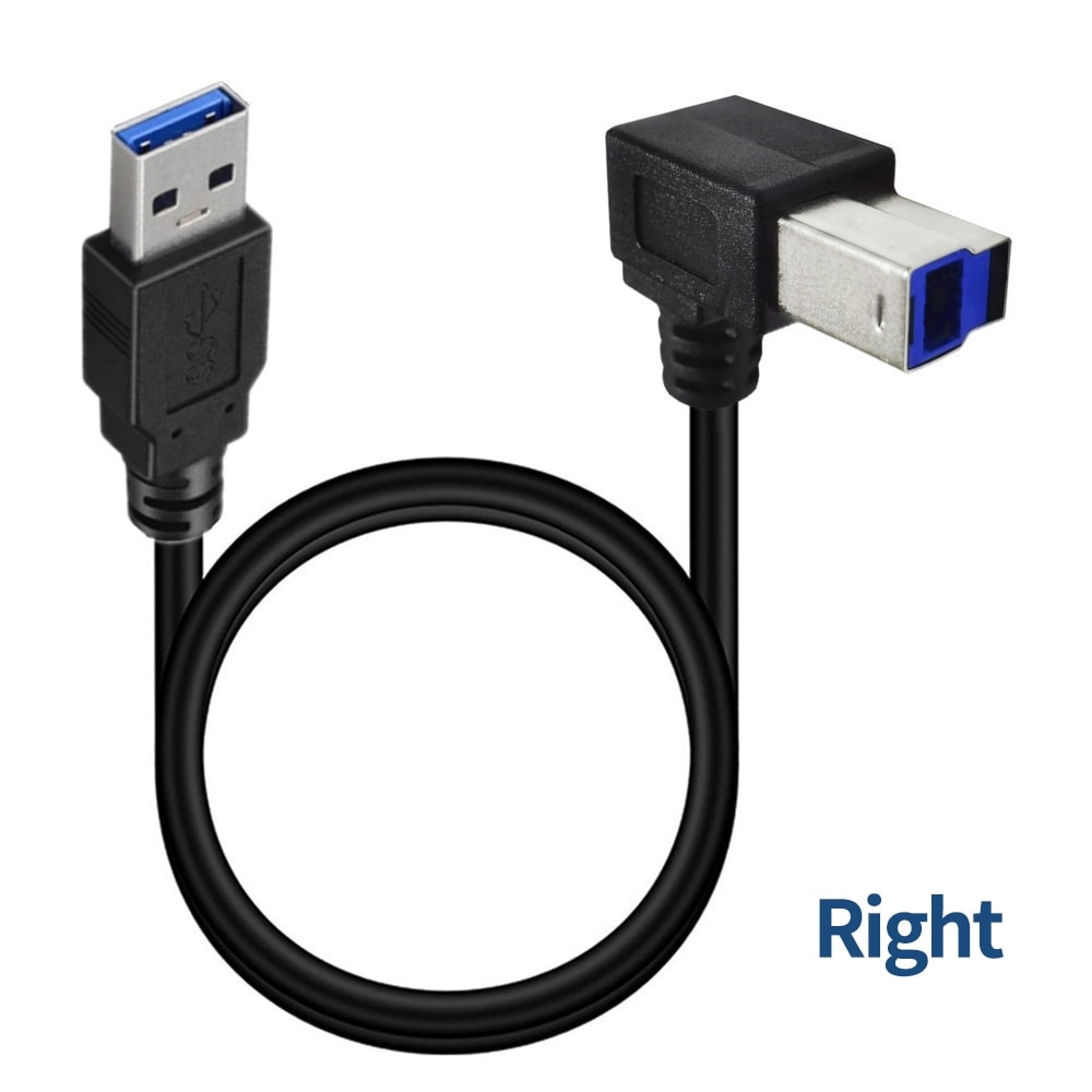 USB-kaapeli: USB-A 3.0 - USB B 3.0, 50 cm