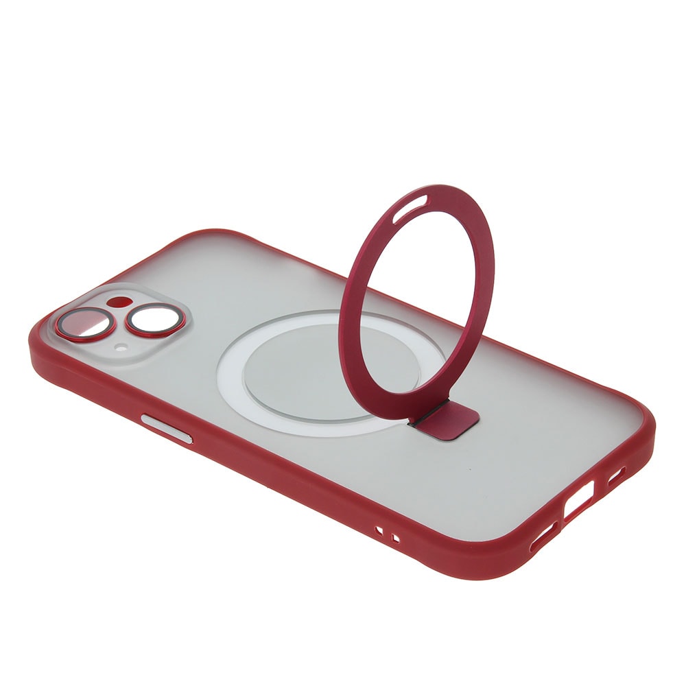 Mag Ring takakuori iPhone 13 Prolle - punainen
