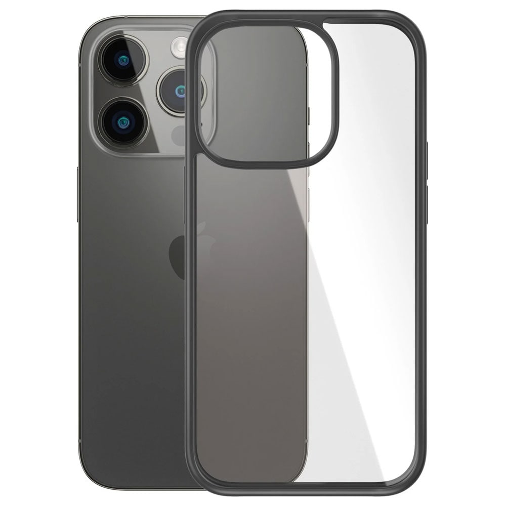 PanzerGlass ClearCase iPhone 14 Pro:lle - Black Edition