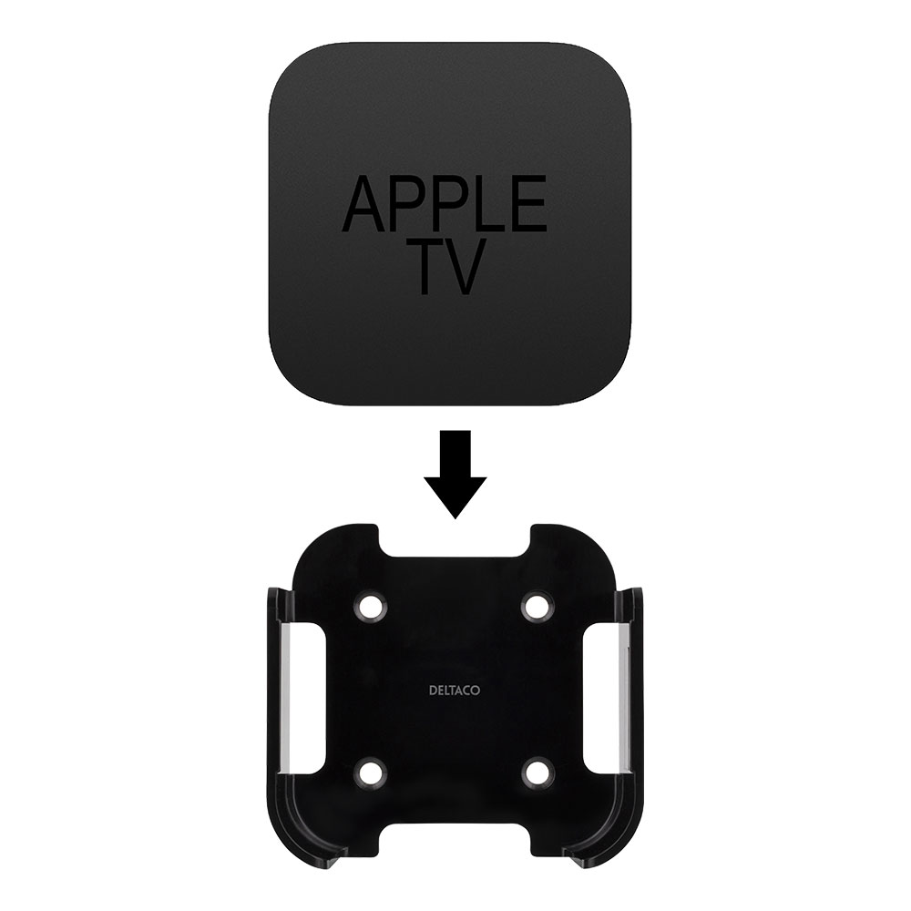 Deltaco seinäteline Apple TV 4. sukupolvi / 5. sukupolvi