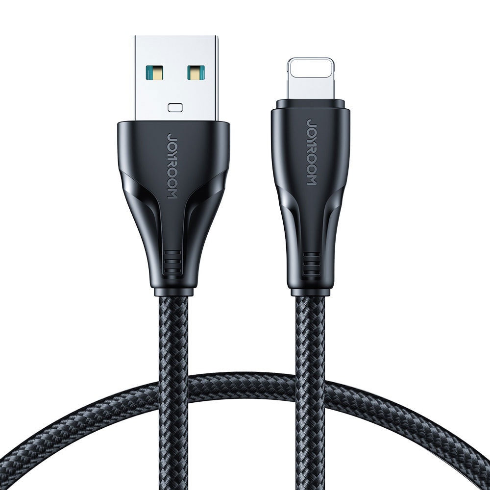 Joyroom USB-kaapeli USB Lightning 2.4A 1.2 m - Musta