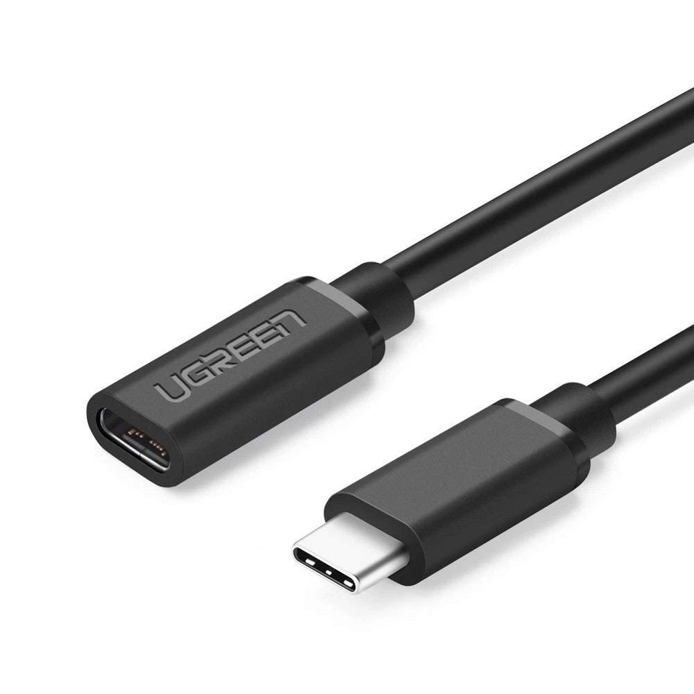Ugreen USB-jatkokaapeli USB-C 3.1 naaras - USB-C 3.1 naaras 50cm.
