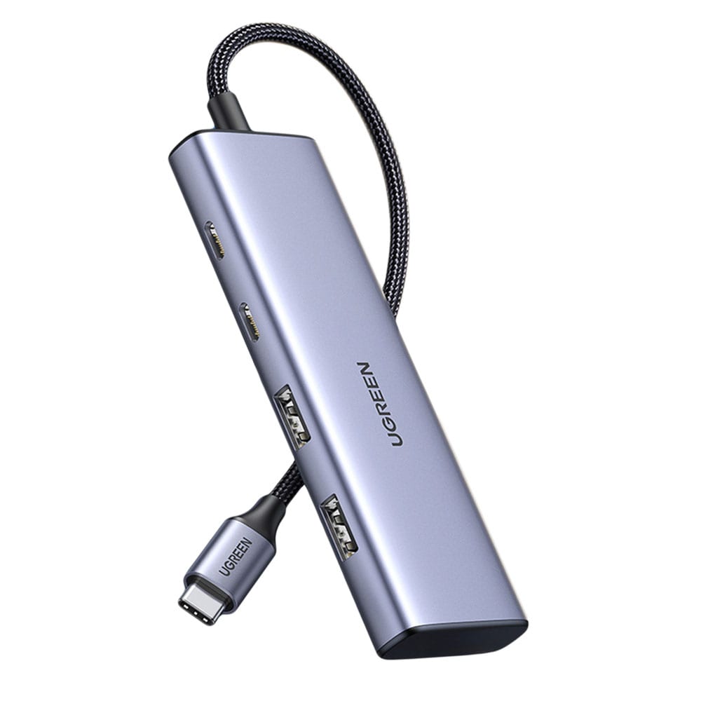 Ugreen USB-jakaja, USB-C:stä 2xUSB & 2xUSB-C:hen, 20cm