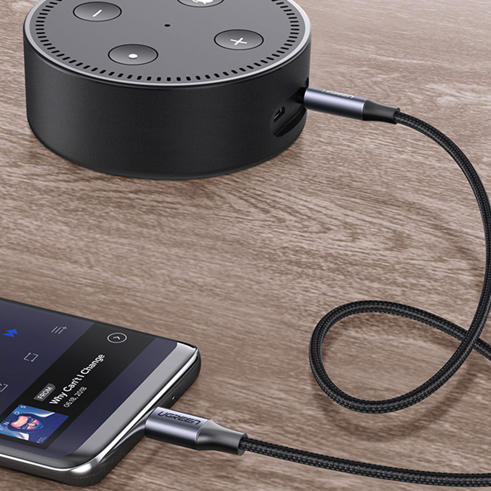 Ugreen äänikaapeli, USB-C - 3,5 mm, 1 m