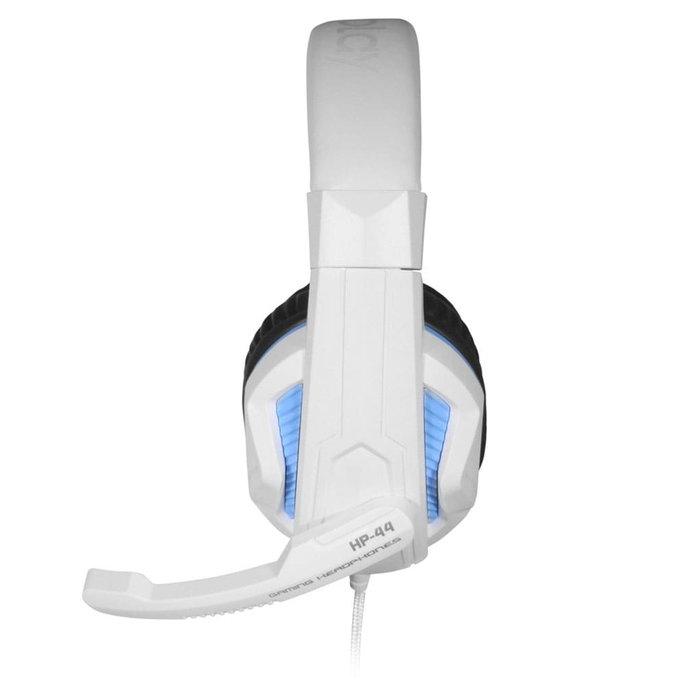 Steelplay Langalliset Gaming-kuulokkeet - Valkoinen/sininen