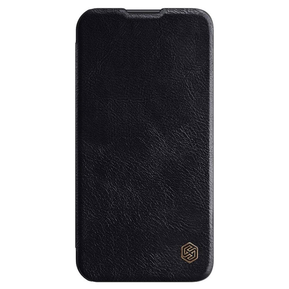 Nillkin Qin Leather Pro Case Samsung Galaxy A54 5G -puhelimelle - musta