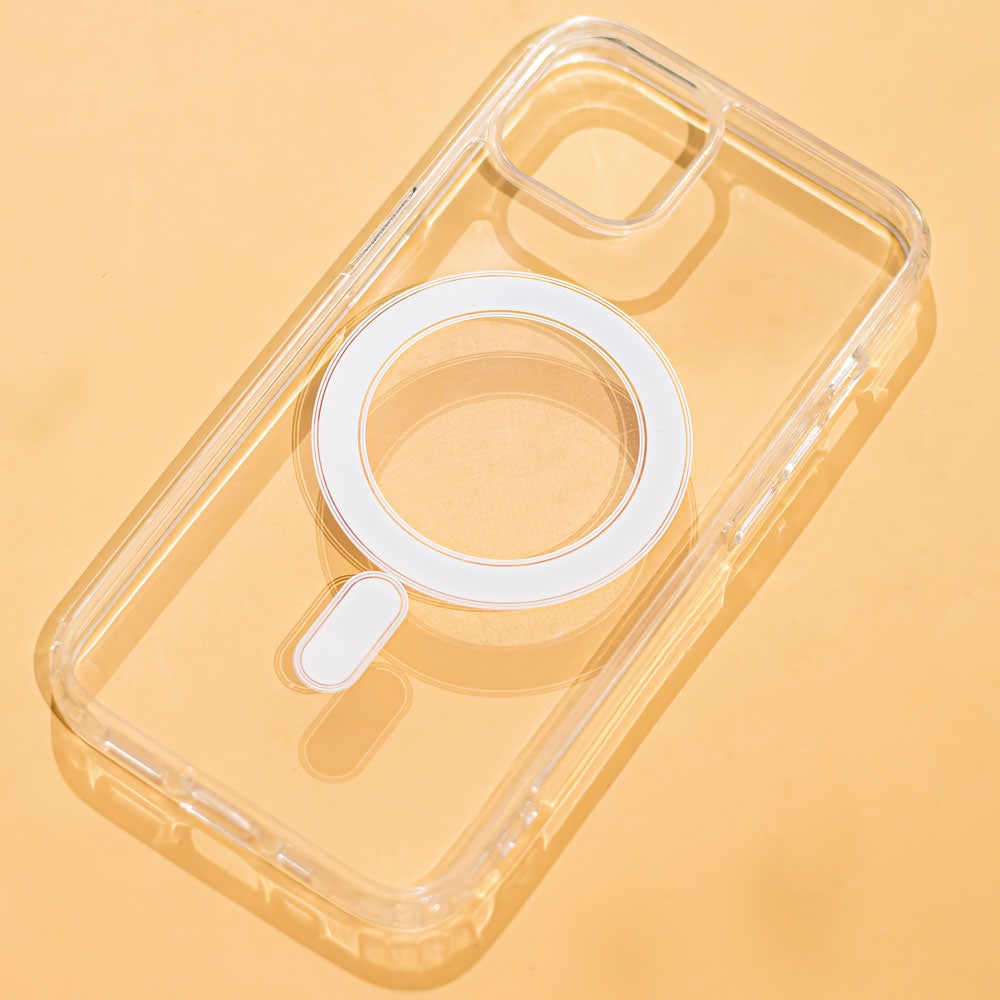 Ohut takakansi Magsafella iPhone 12 - Kirkas