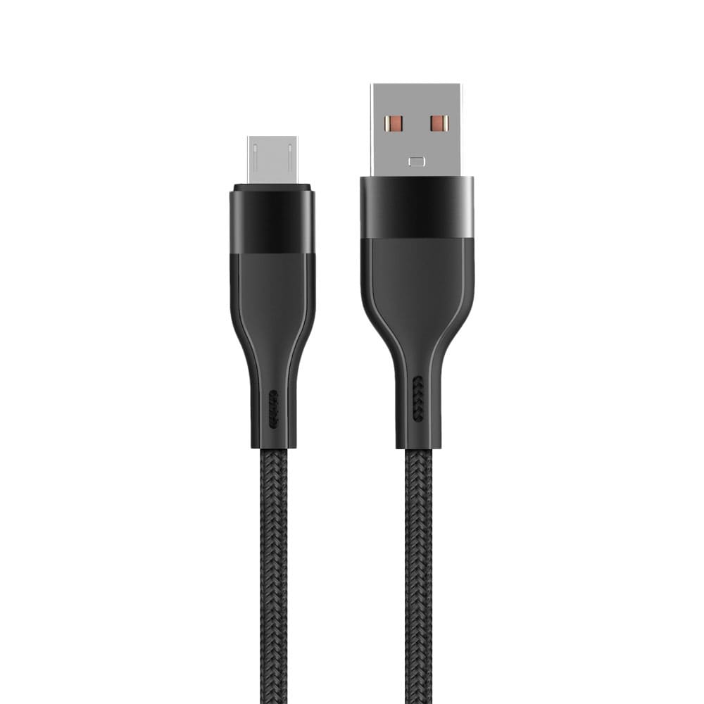 Maxlife USB-Kaapeli USB - microUSB 2,4A 1m - Musta