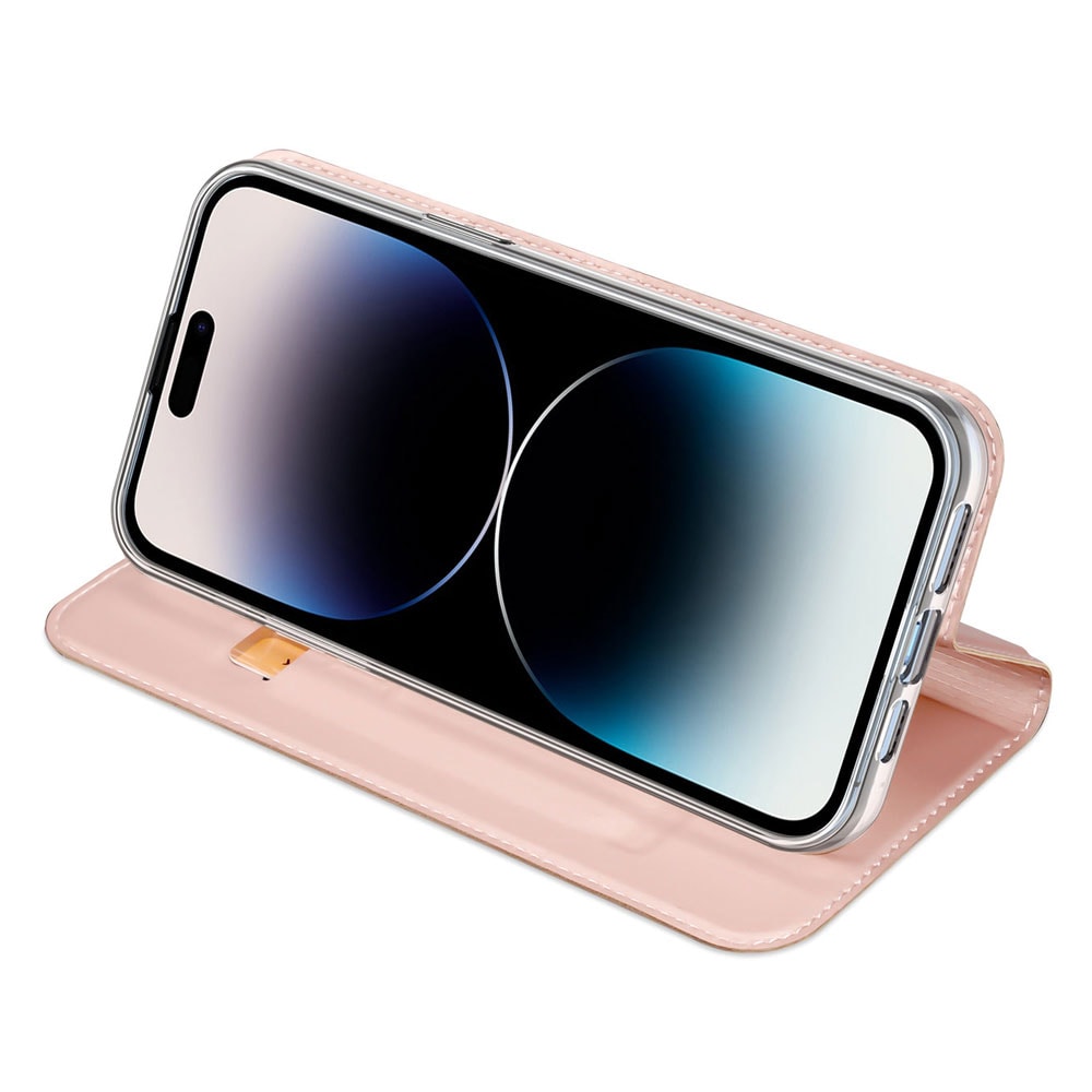Dux Ducis Skin Pro Lompakkokotelo iPhone 15 Pro Max - Pinkki