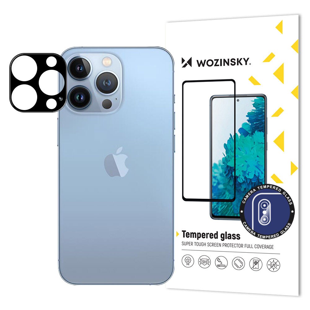 Wozinsky Kamerasuoja iPhone 15 Pro Max - Musta