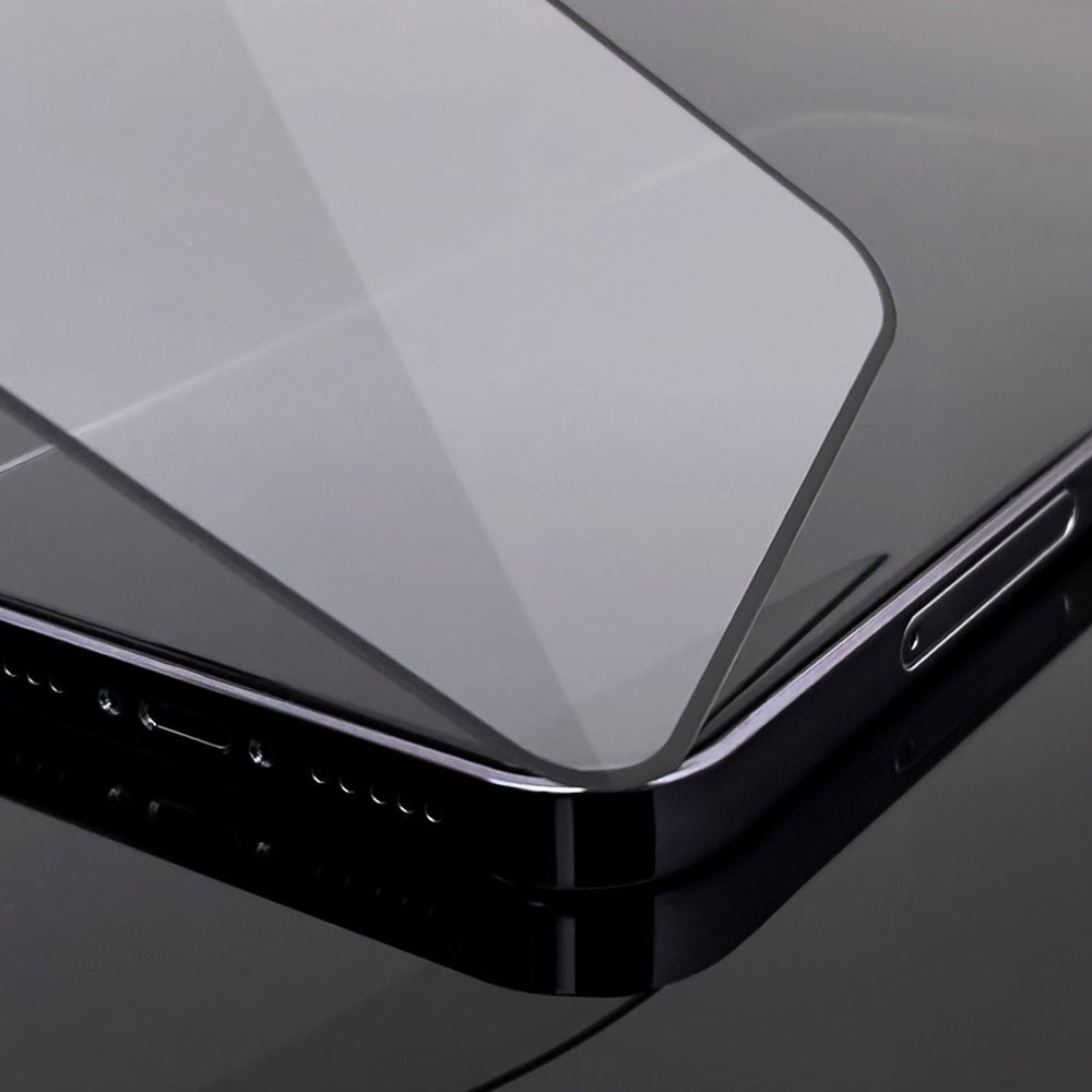 Wozinsky karkaistu näytönsuoja Case Friendly iPhone 15 Pro Max - Musta Kehys