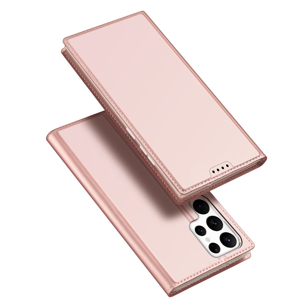 Dux Ducis Skin Pro Flip kotelo Samsung Galaxy S23 Ultra  - Pinkki